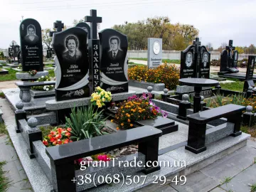 Купити подвійні гранітні пам'ятники | GraniTrade